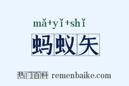 蚂蚁矢是什么意思的图片